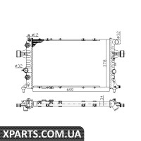 Радіатор NRF 58178A