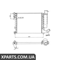 Радіатор NRF 58184