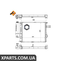 Радіатор охолодження NRF 58247