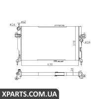 Радіатор NRF 58282A