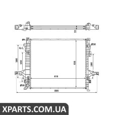 Радіатор NRF 58356