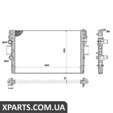 Радіатор води 2.3/3.0TD 06- NRF 58361