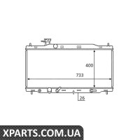 Радіатор NRF 58456