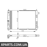 Радіатор NRF 58670