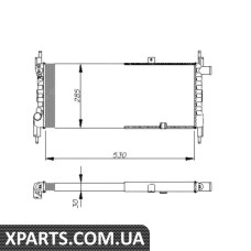 Радіатор охолодження NRF 58711