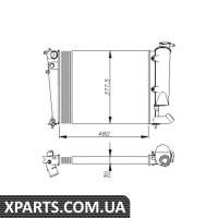 Pадiатор NRF 58823