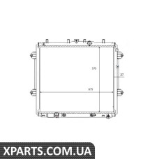 Pадiатор NRF 59080