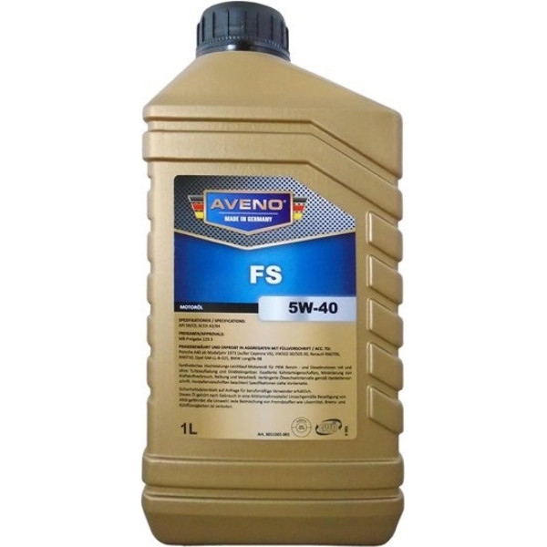 Моторна олія aveno FS 5W40 0002-000030-004 1 л