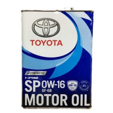 Моторне масло TOYOTA MOTOR OIL SP 0W-16 0888013105 4л