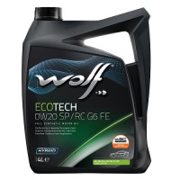 Моторна олія WOLF ECOTECH 0W-20 SP/RC G6 FE 1047260 4л