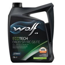 Моторное масло WOLF ECOTECH 0W-20 SP/RC G6 FE 1047261 5л