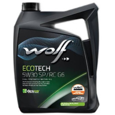 Моторное масло WOLF ECOTECH 5W-30 SP/RC G6 1047292 4л