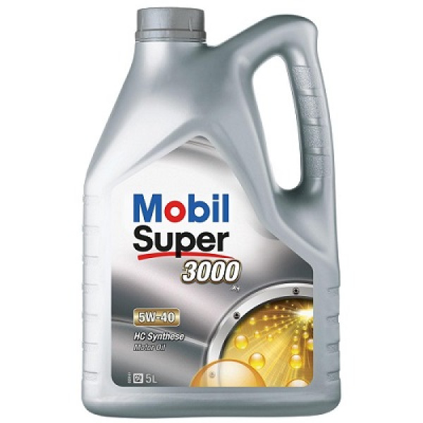 Моторна олія MOBIL SUPER 3000 X1 5W-40 150565 5л