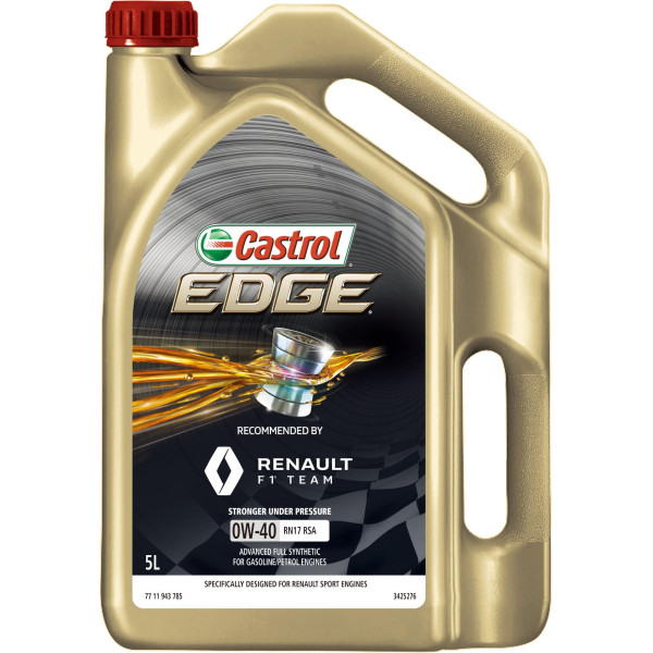 Моторна олія Castrol Renault RN17 RSA 0W-40 15D1EC 5 л