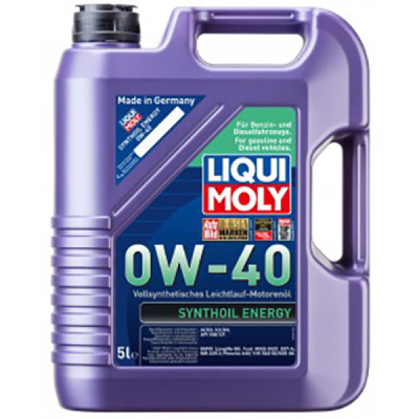Моторна олія LIQUI MOLY SYNTHOIL ENERGY 0W-40 1923 5л
