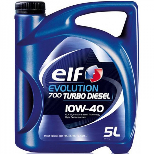 Моторное масло ELF EVOLUTION 700 TURBO DIESEL 10W-40 214121 (201553) 5л