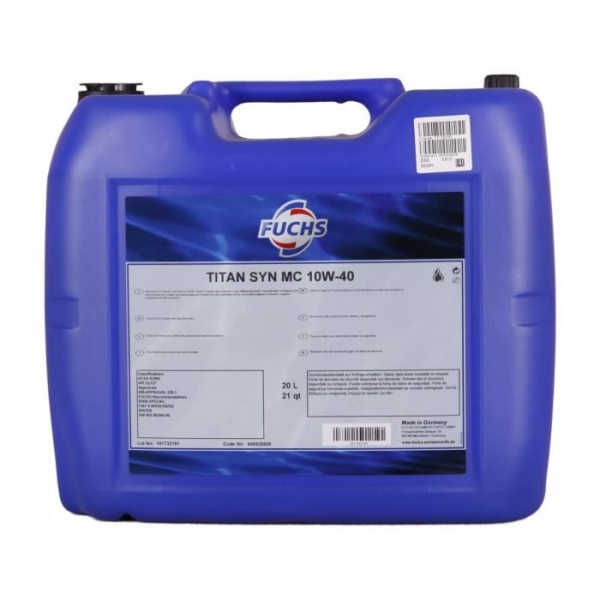 Моторна олія FUCHS TITAN SYN MC 10W-40 601001765 20л