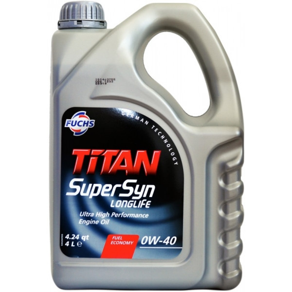 Моторна олія FUCHS TITAN SUPERSYN LONGLIFE 0W-40 601425271 (600889463) 5л