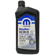 Моторное масло MOPAR MaxPro 0W-20 68218950AB (68218950AC, 68218950AA, 68218951AA) 946мл