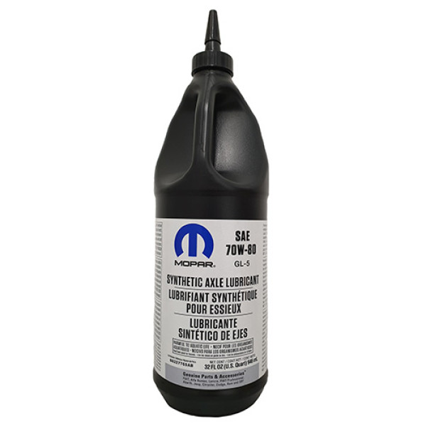 Трансмісійна олія MOPAR Gear Oil 70W-80 GL-5 68227765AB 946мл