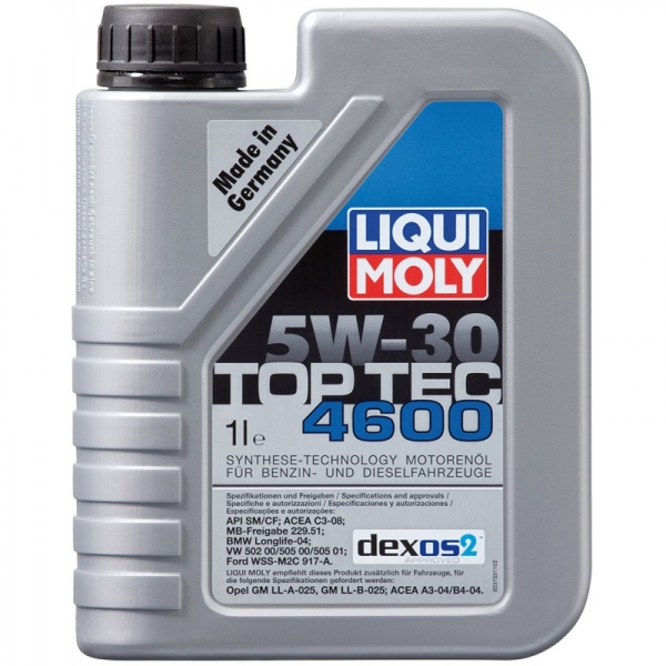 Моторна олія LIQUI MOLY TOP TEC 4600 5W-30 8032 1л