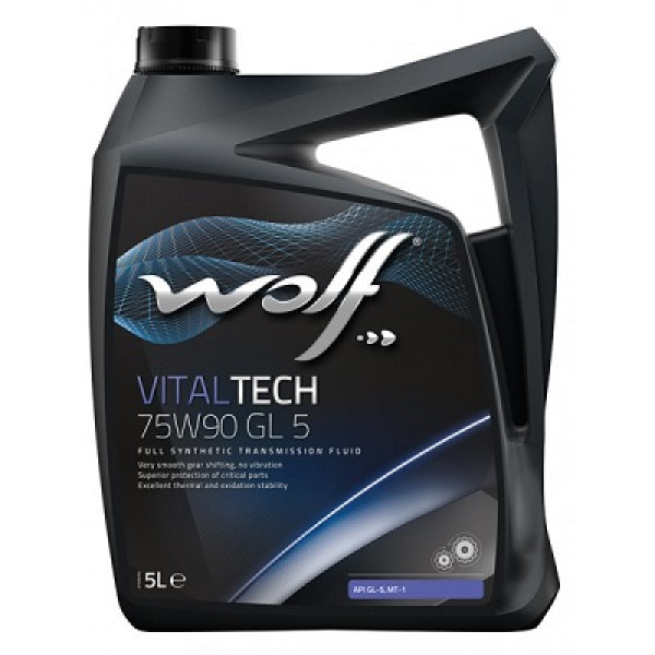 Трансмісійна олія WOLF VITALTECH 75W-90 GL 5 8304002 5л