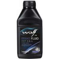 Гальмівна рідина WOLF BRAKE FLUID DOT 3&4 8307706 500мл
