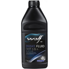 Тормозная жидкость WOLF BRAKE FLUID DOT 3&4 8307805 1л
