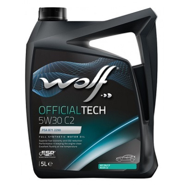 Моторна олія WOLF OFFICIALTECH 5W-30 C2 8309113 5л