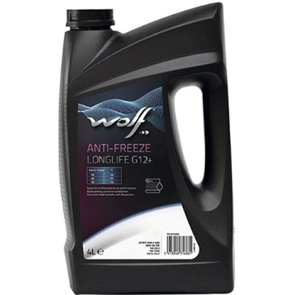 Антифриз WOLF ANTI-FREEZE LONGLIFE G12+ 8316081 4л