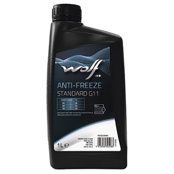 Антифриз WOLF ANTI-FREEZE STANDARD G11 8325083 1л