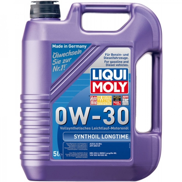 Моторное масло LIQUI MOLY SYNTHOIL LONGTIME 0W-30 8977 5л
