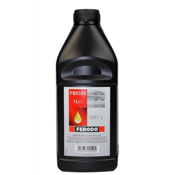 Тормозна рідина FERODO DOT 4 FBX100 (FBX050) 1л