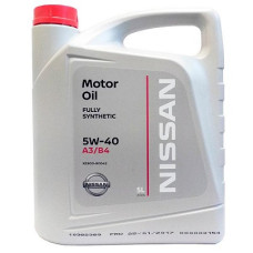Моторне масло NISSAN MOTOR OIL 5W-40 A3/B4 KE90090042 (KE90090032) 5л