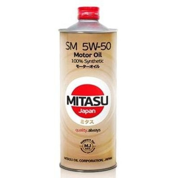 Моторна олія MITASU MOTOR OIL SM 5W-50 MJ-113-1 1л