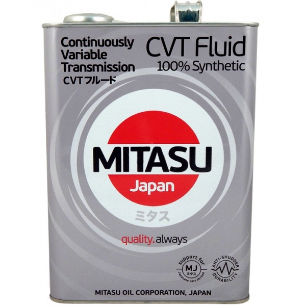 Трансмісійна олія MITASU CVT FLUID MJ-322-4 4л