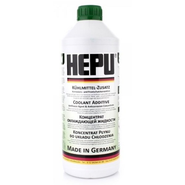 Антифриз HEPU G11 Зелений концентрат P999-GRN 1,5л