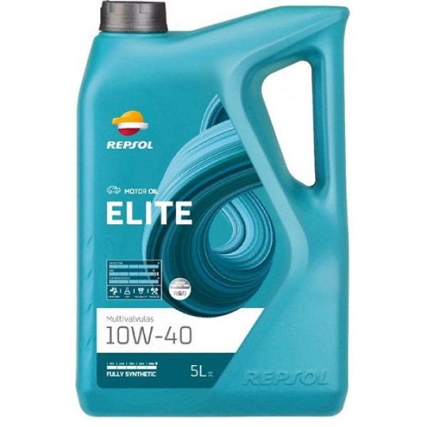 Моторна олія REPSOL ELITE MULTIVALVULAS 10W-40 RPP0064MFB 5л