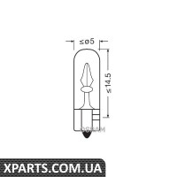 Автолампа PBT512V 12W OSRAM 2721