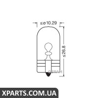 Лампа WY5W OSRAM 2827DC02b