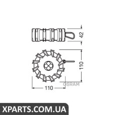 Фонарик ROAD FLARE ORANGE 4.5V OSRAM LEDSL302