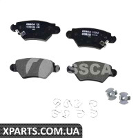 Колодки дискові гальмові, комплект OSSCA 12562