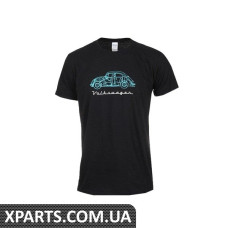 Outline Футболка Beetle - Велика VAG DRG003927BLKLG