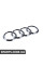Чорний Audi Rings Badge - Пара VAG ZAW098010CDSP