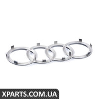 Чорний Audi Rings Badge - Пара VAG ZAW098010CDSP