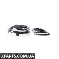 Чорний Audi Rings Badge - Пара VAG ZAW098010QDSP