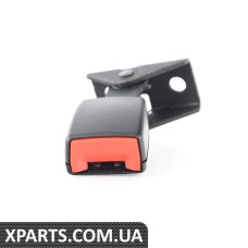 Пряжка ременя безпеки - правий - чорний сатин VAG 7L0857821DFCN