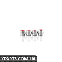 Комплект заглушок клапанів клапанів MINI Wordmark Red Logo - набір з 4 штук BMW 36122447404
