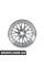 18" Style 42 Колесо з поперечними спицями BMW 36111094375