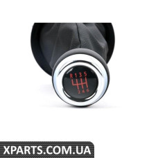 Шкіряна ручка перемикання передач JCW з чохлом - хром BMW 25117606376